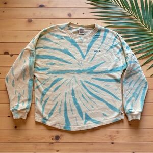 Victoria’s Secret PINK Blue Tie-Dye Crewneck Sweatshirt – XS